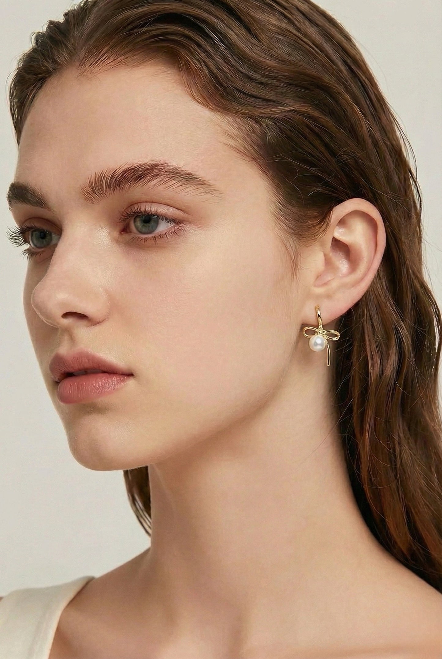 2025SS The First Love Collection: Freshwater Pearl Earring with Sterling Silver