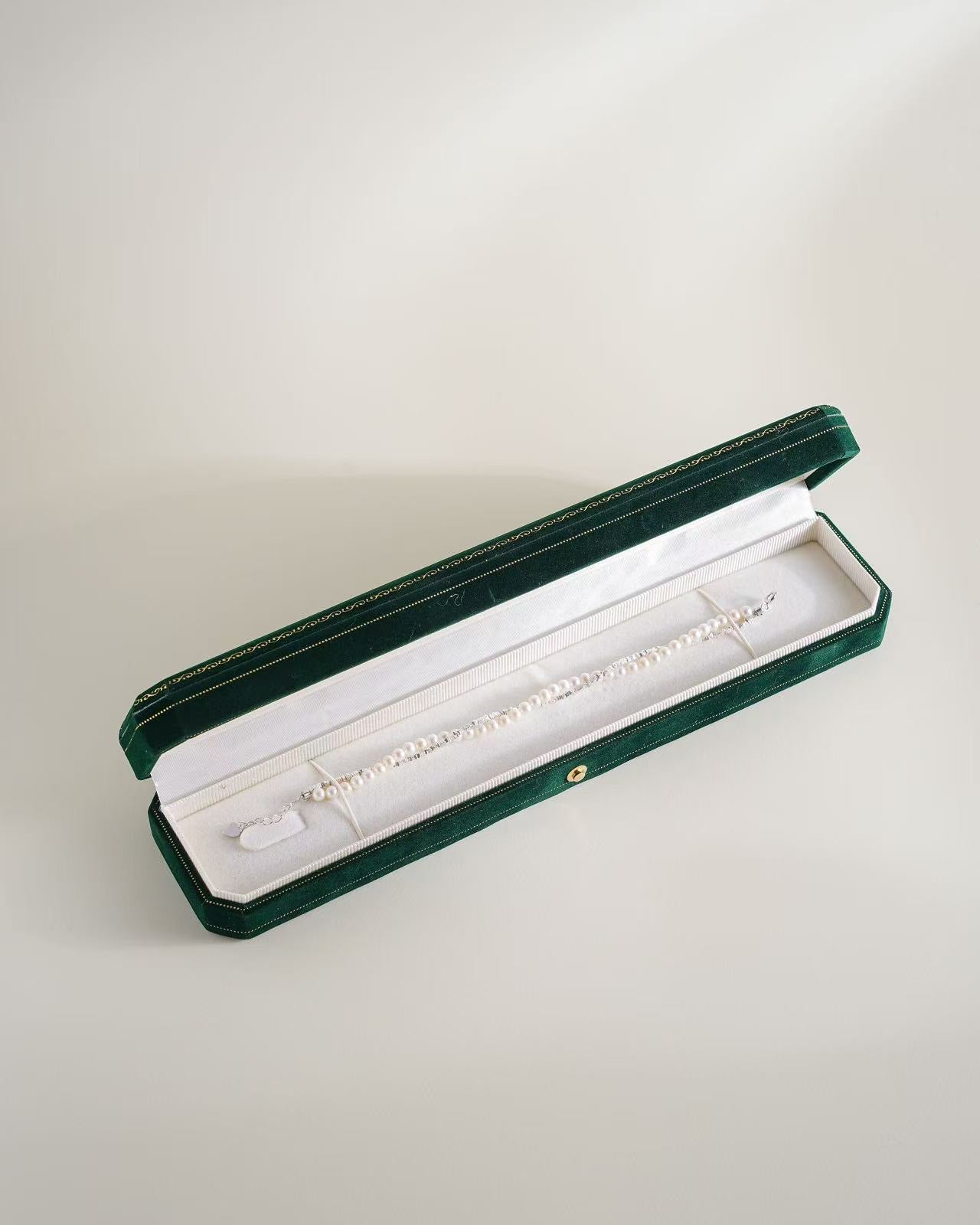 Layer Bracelet Cultured Freshwater Pearl 4-4.5mm in Sterling Silver