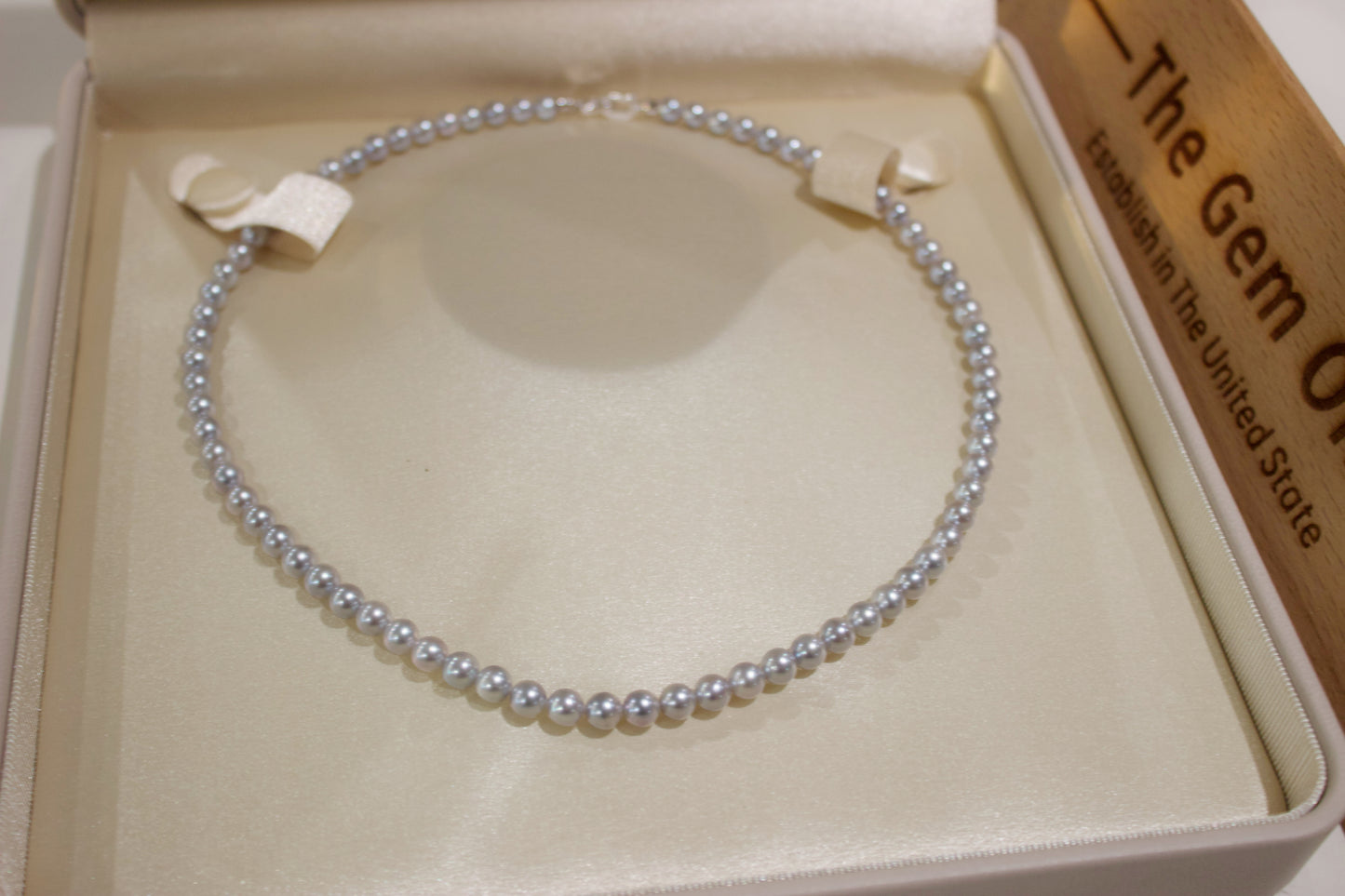 Classic Madama Akoya Pearl 5-5.5mm in 14K Gold .Silky and flawless to the touch