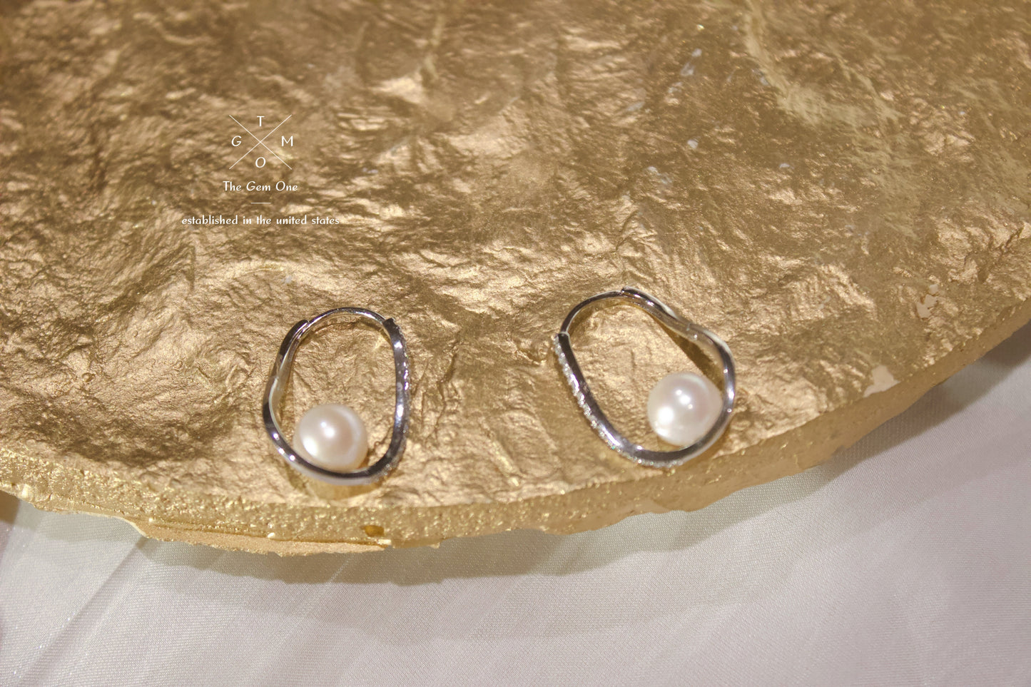Classic Gold Pearl Earrings