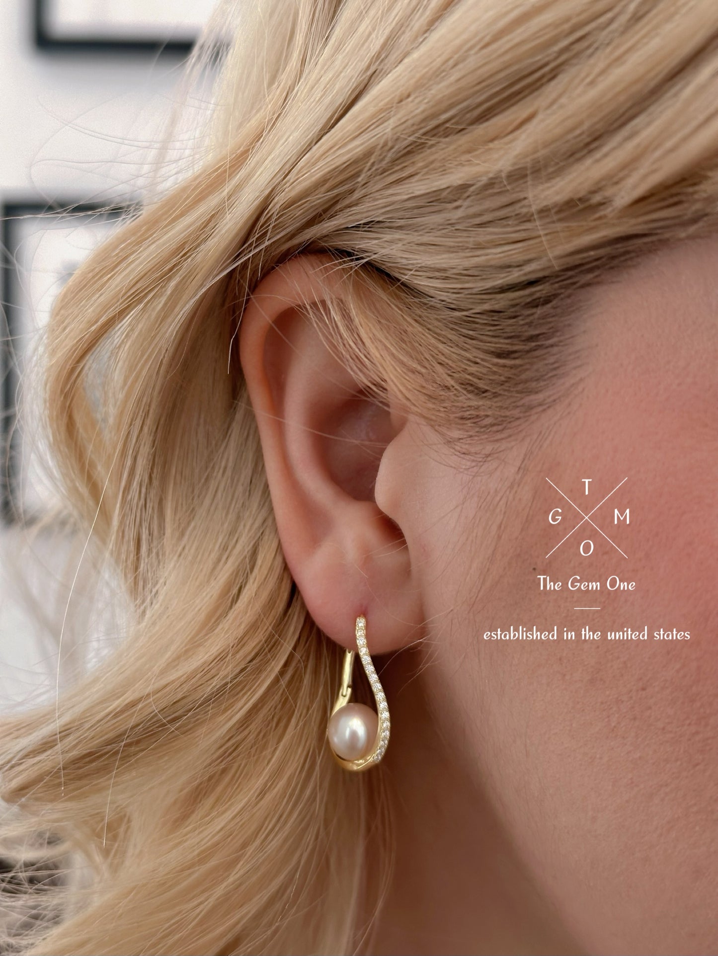 Classic Gold Pearl Earrings