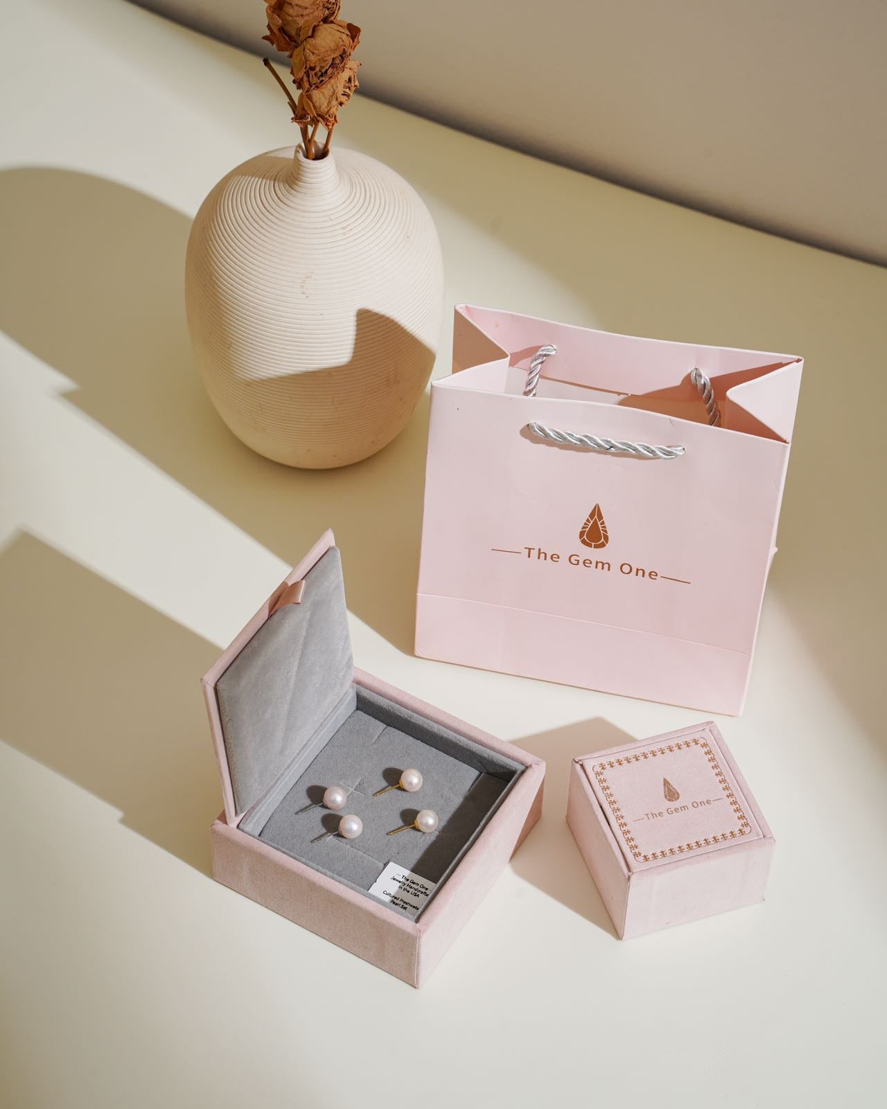 Graceful Gleam Cultured Freshwater Pearl Earrings in Sterling Silver 9-10mm