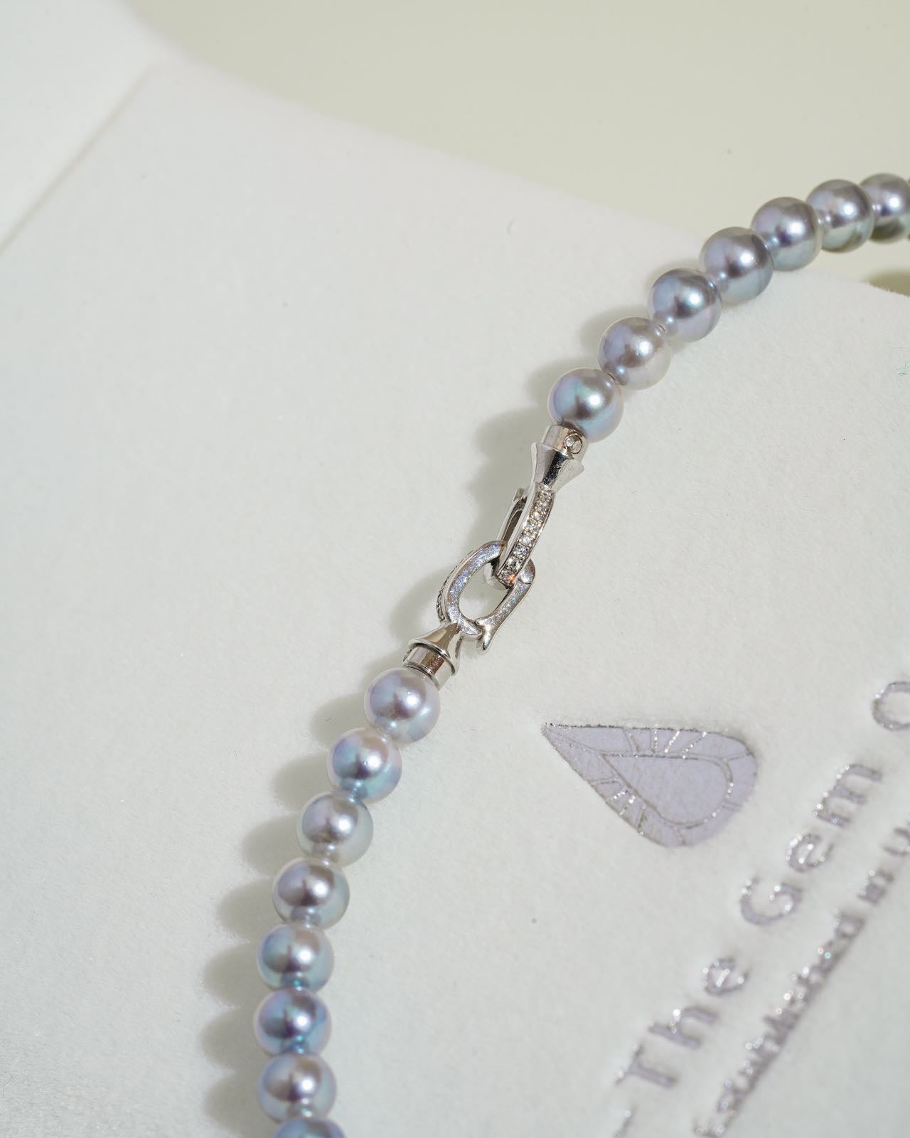 Classic Madama Akoya Pearl 5-5.5mm in 14K Gold .Silky and flawless to the touch