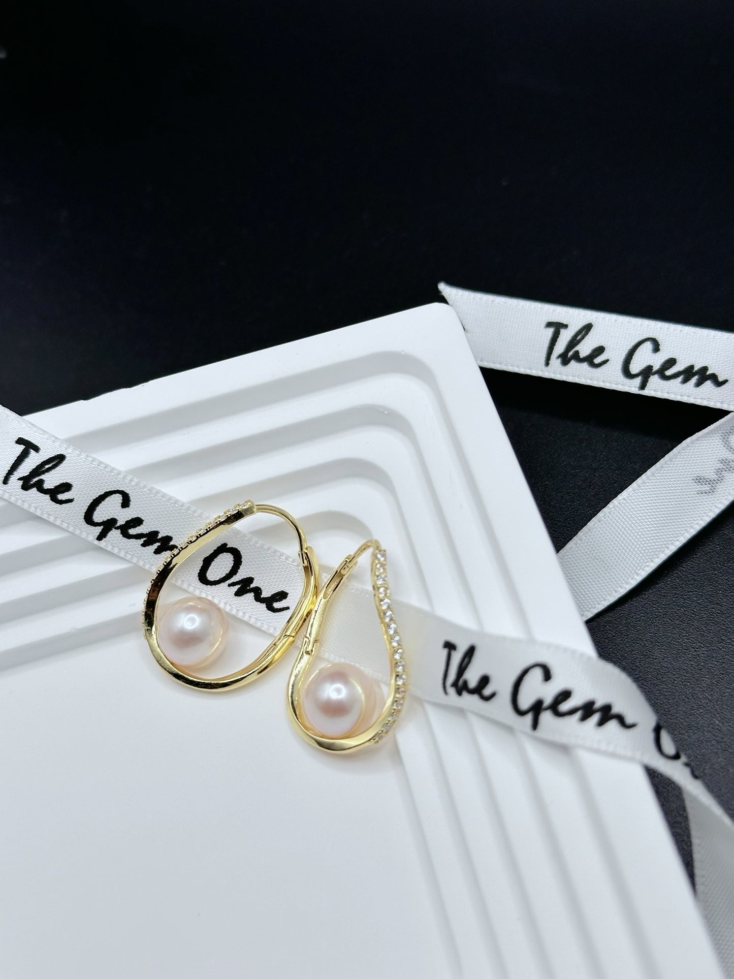 Classic Gold Pearl Earrings