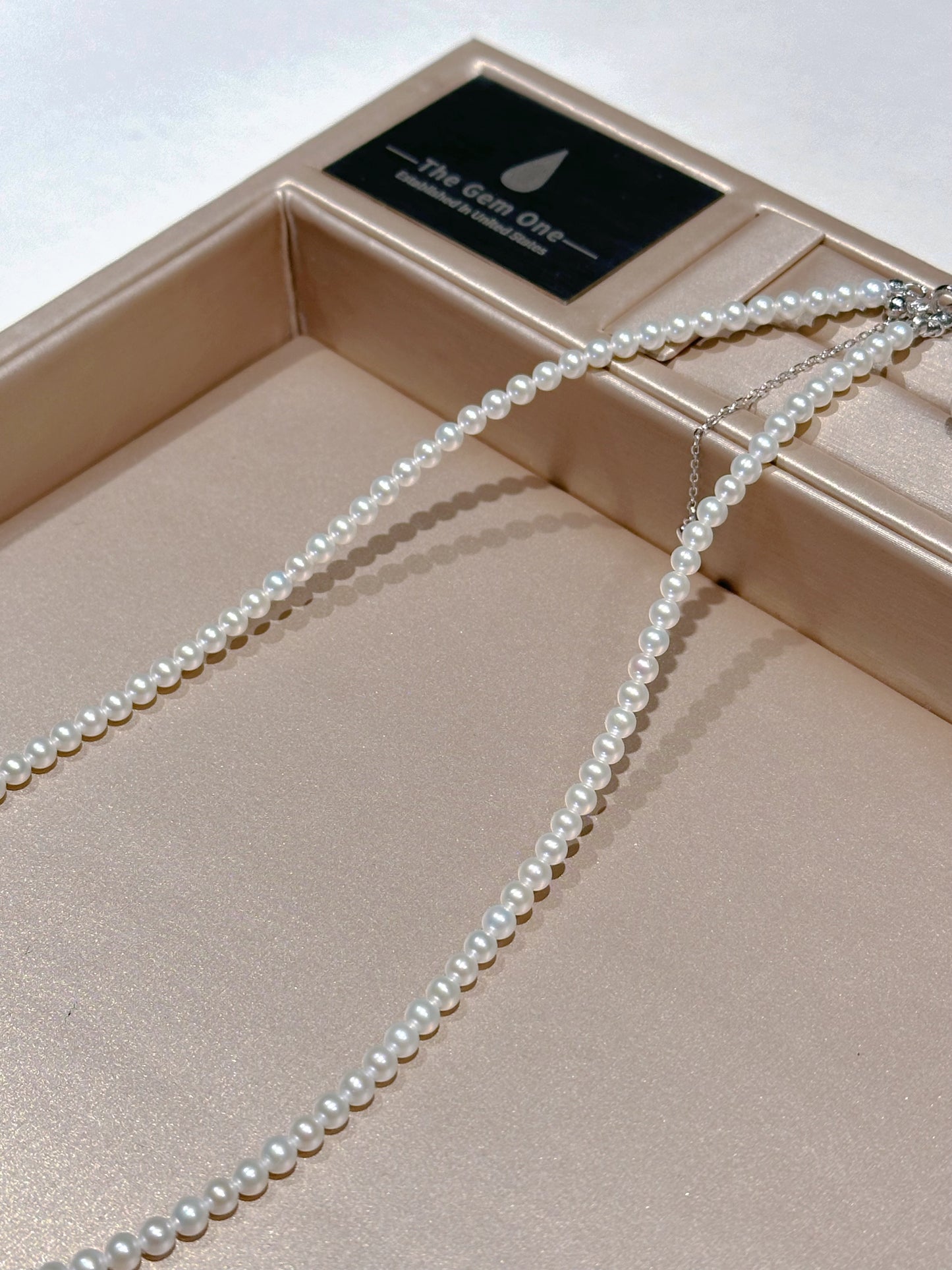 Baby pearl 2pc set Cultured Freshwater Pearl in Sterling Silver 3.5-4.5mm+9-10mm