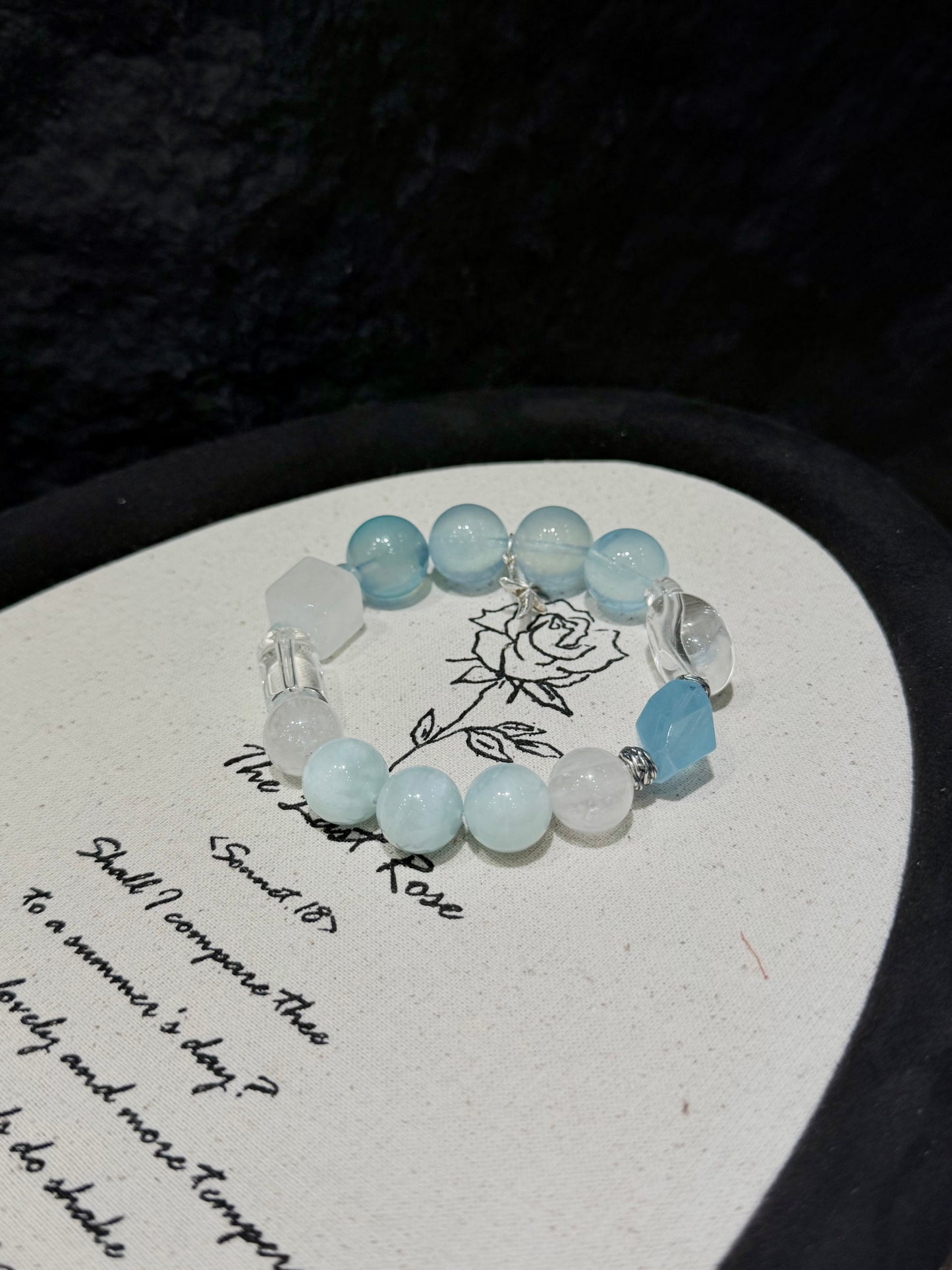 TheGemOne "Azure & Snow" Aquamarine Series