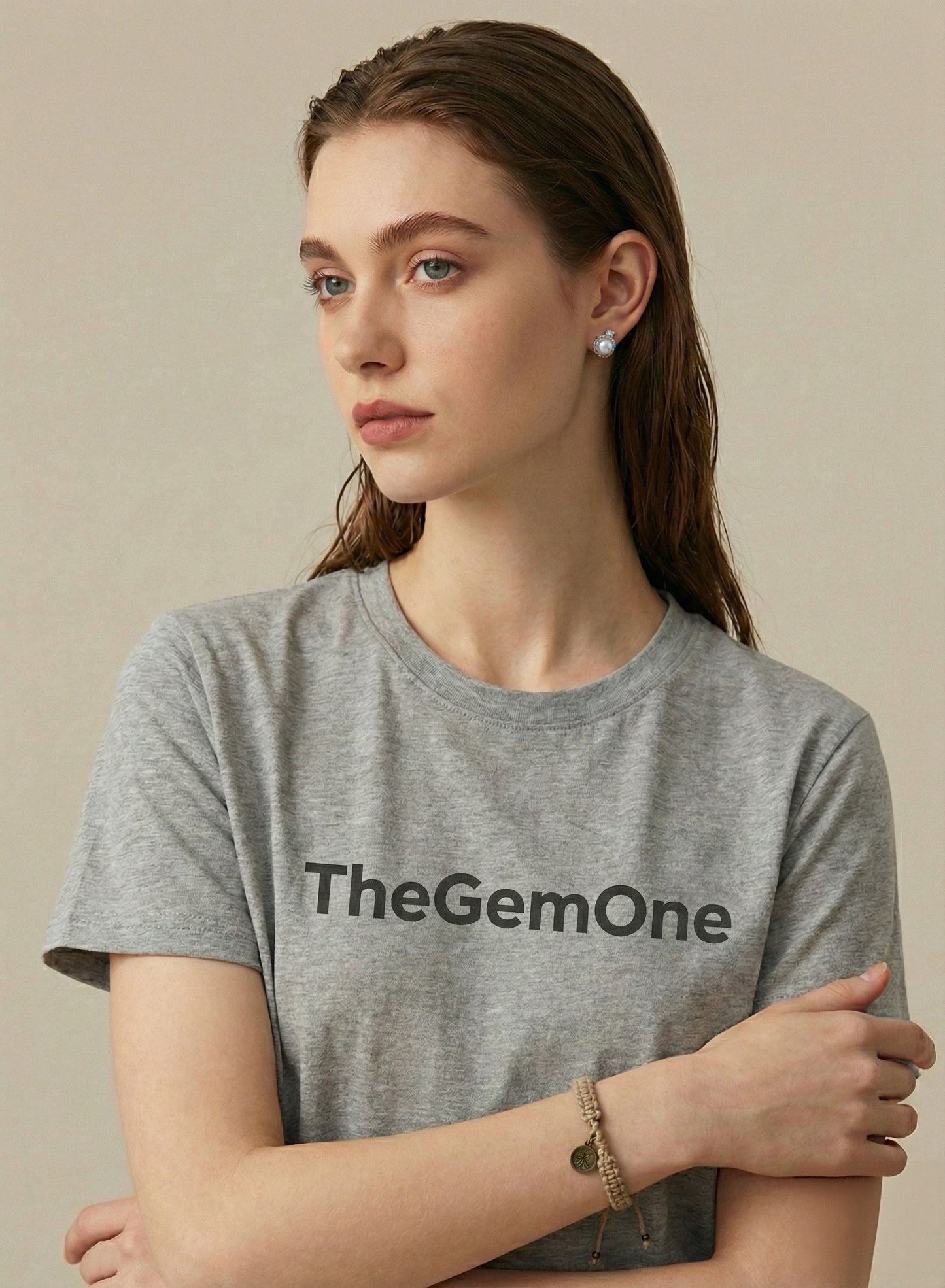 Urban Commute Pearl Stud 9.5-10mm Cultured Freshwater Pearl in Sterling Silver