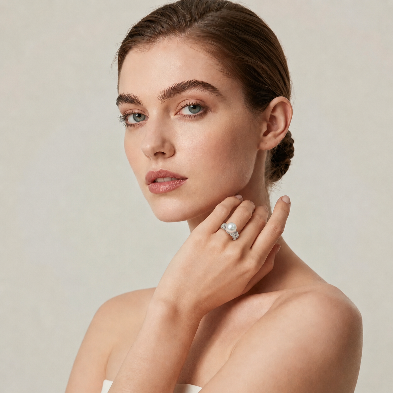 Lace Lumière Australian Pearl Ring