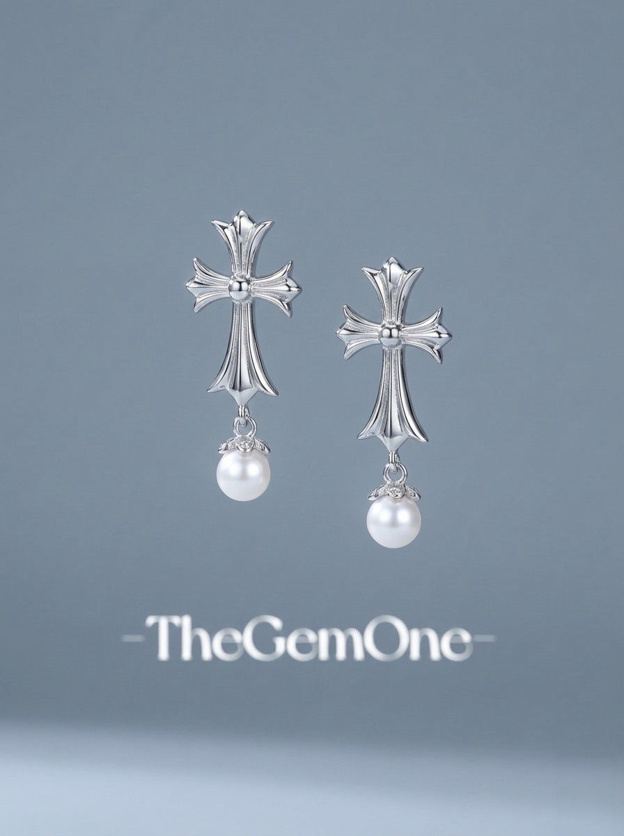 2025FW Urban Collection: Cultured Freshwater Pearl Earring with Sterling Silver