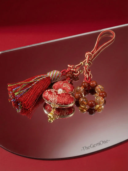 TheGemOne Lunar Red "Lucky Gourd" Ornament