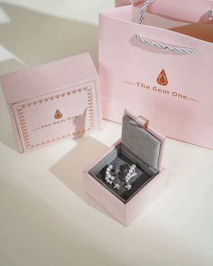 2024SS Shooting Star Collection : Cultured Freshwater earring in Sterling Silver 3.5-5mm