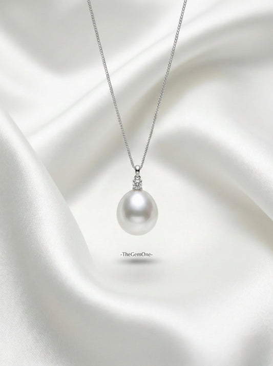 2025FW The Fine Collection: South Sea Pearl 13-14mm with Diamond in 18K Gold chain