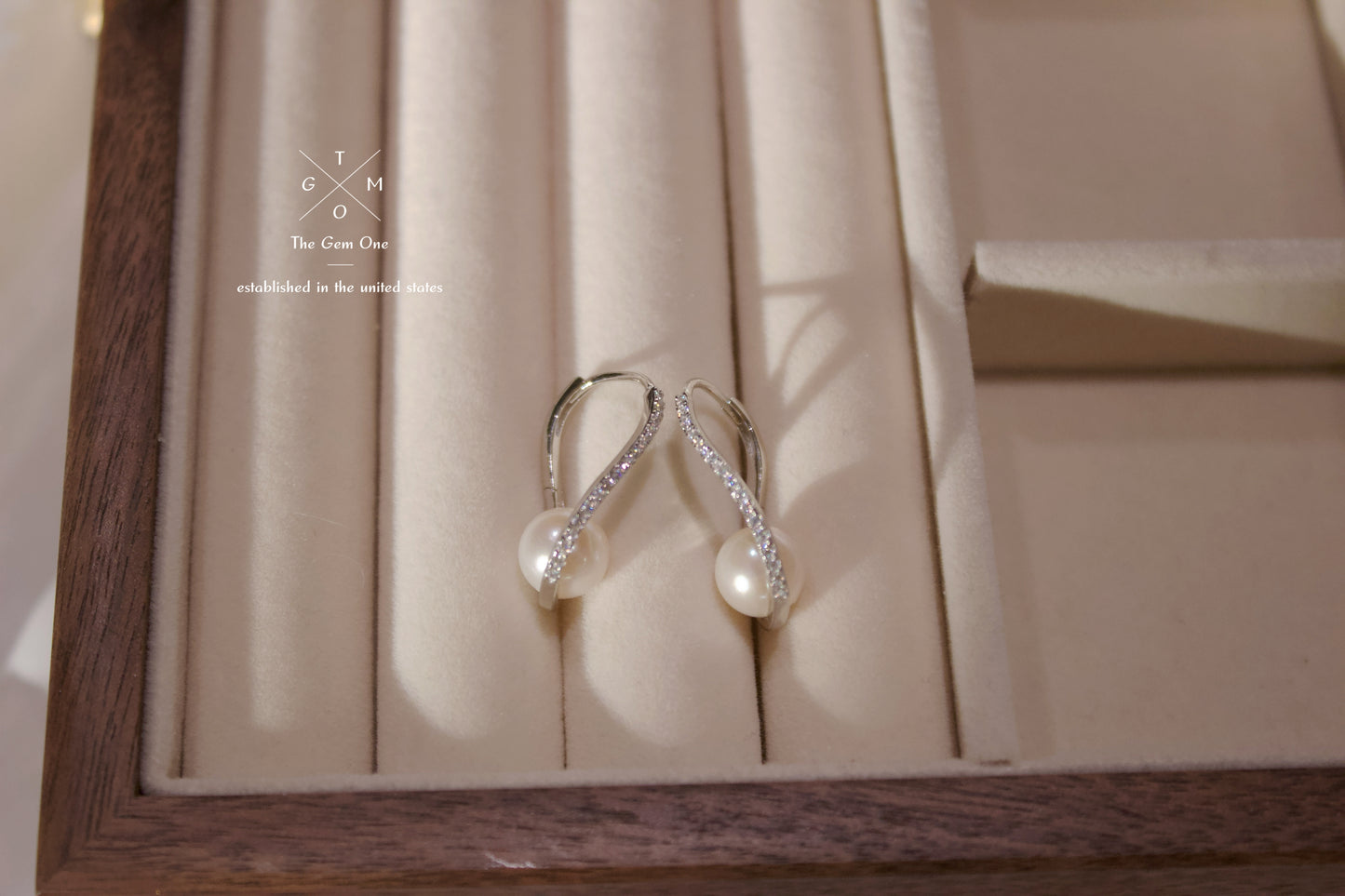 Classic Gold Pearl Earrings