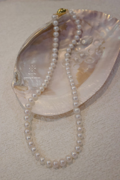 Elegant Single Strand Round Freshwater Pearl Necklace