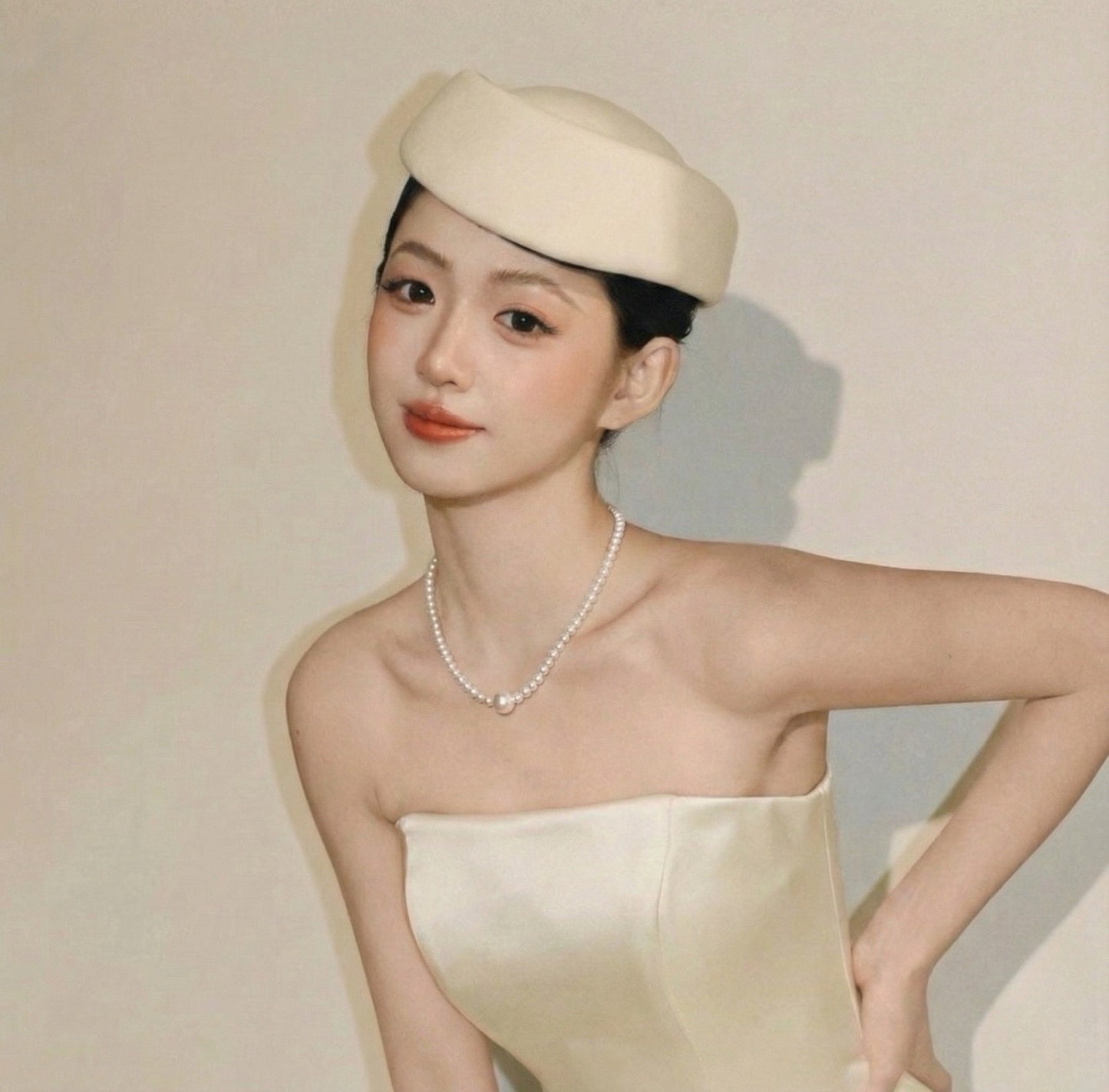 Fortune Turns Necklace Cultured freshwater Pearl in Sterling Silver 11-12mm-3.5-4mm