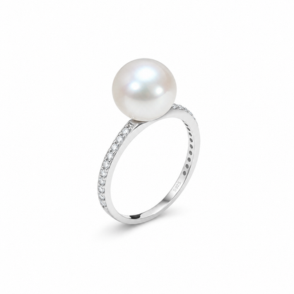Dual Aura South Sea Pearl Ring