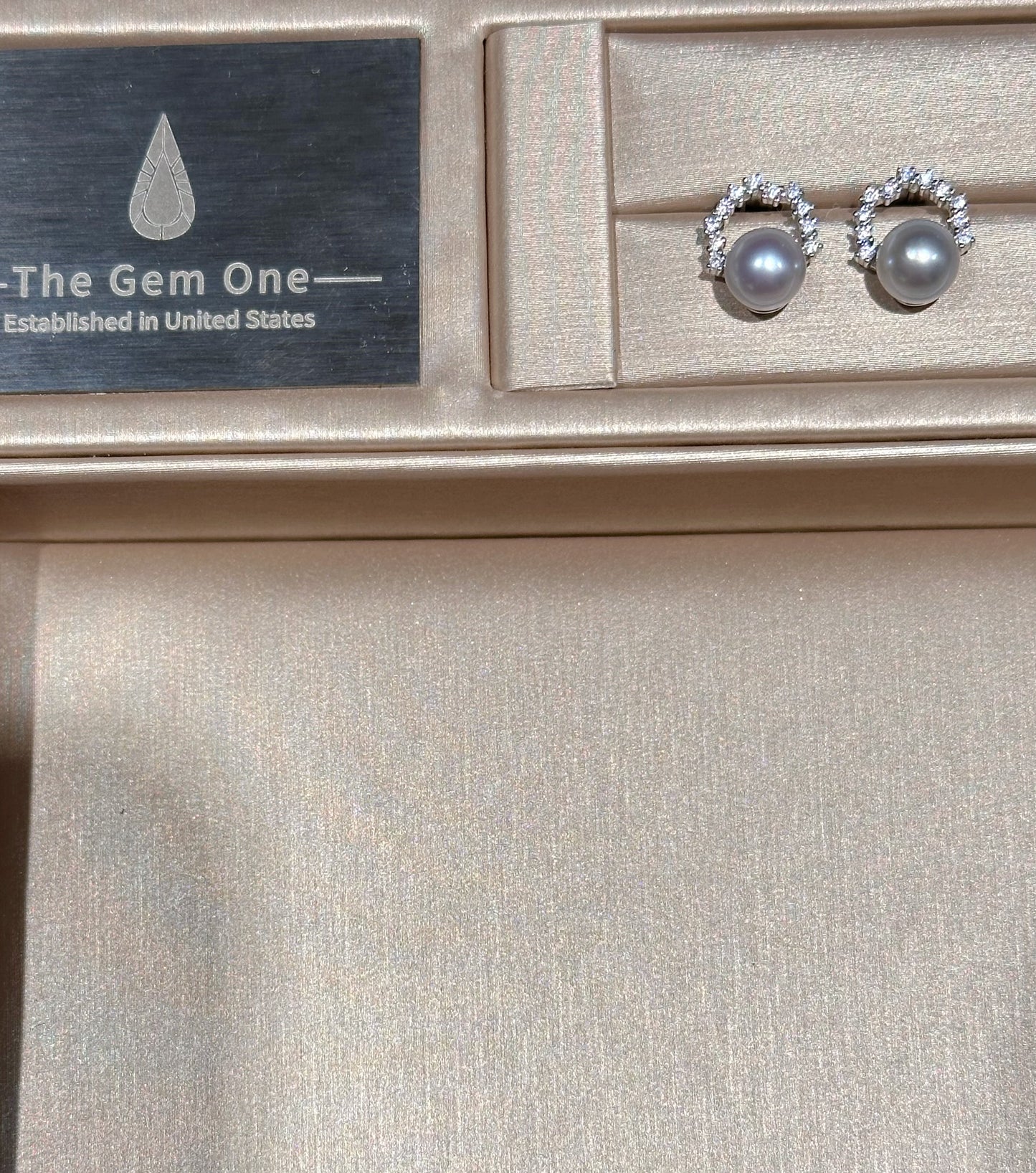 Elegant Wreath Earrings with Saltwater Akoya Pearls in Sterling Silver