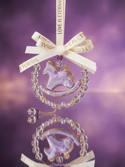 Twilight Lavender Amethyst Pony Charm