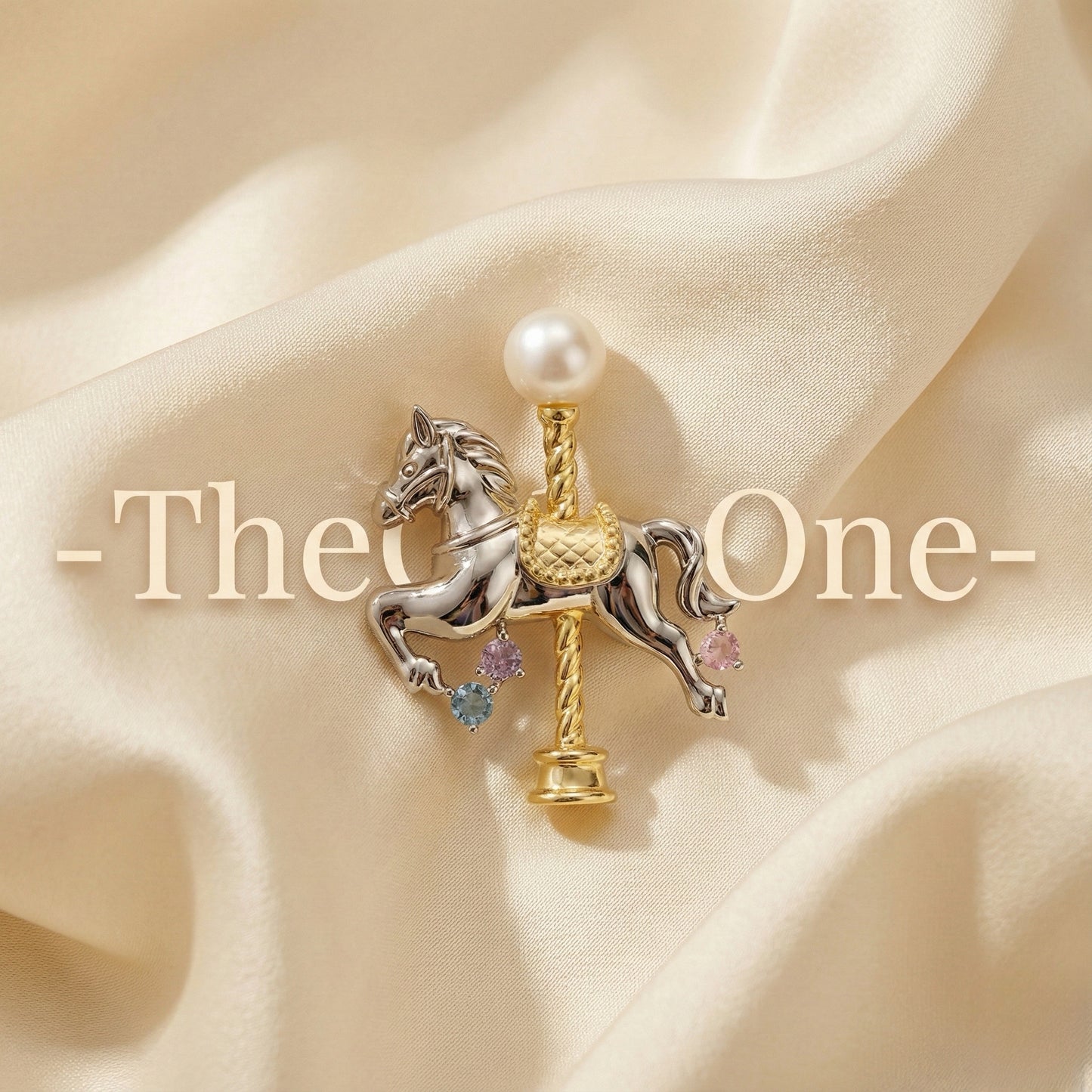 Fashion Jewelry: Year of Horse Akoya Pearl Brooch