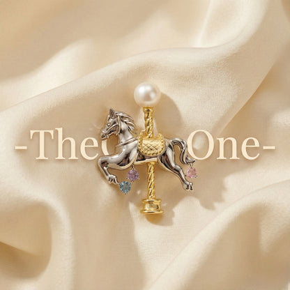 Fashion Jewelry: Year of Horse Akoya Pearl Brooch
