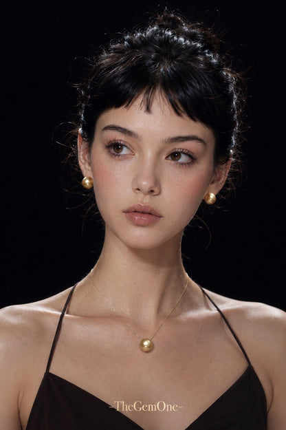 The Fine Collection | Golden Aura South Sea Pearl Set
