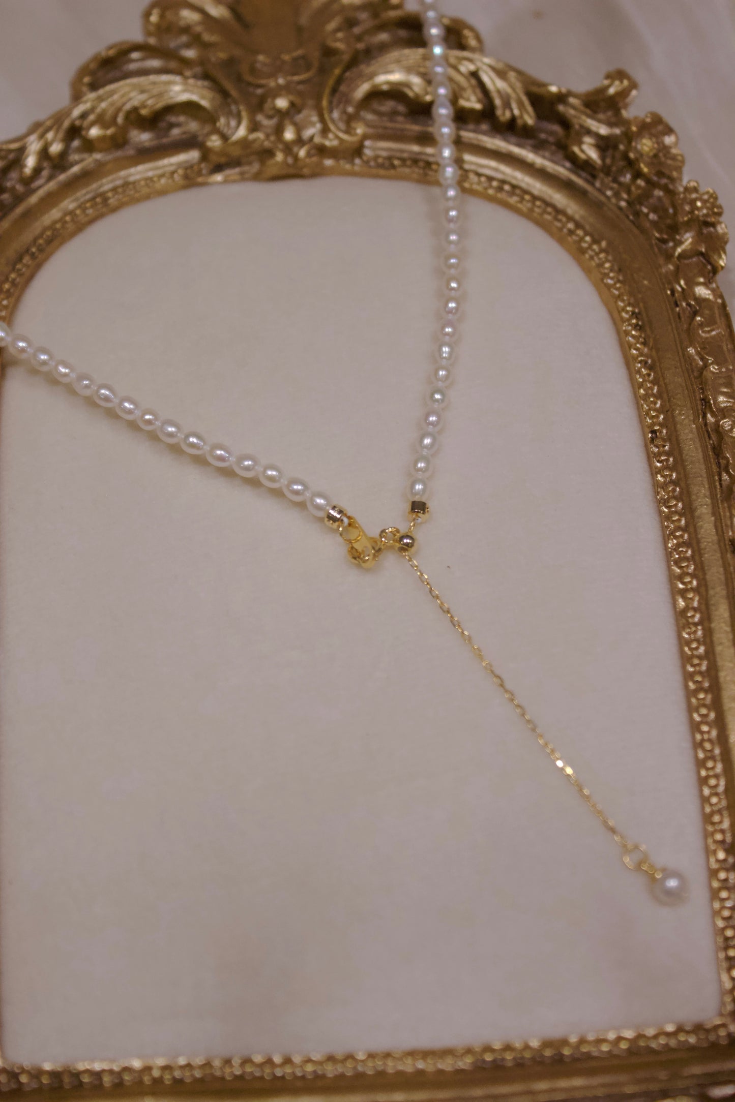 Elegant Y-Drop Freshwater Pearl Necklace