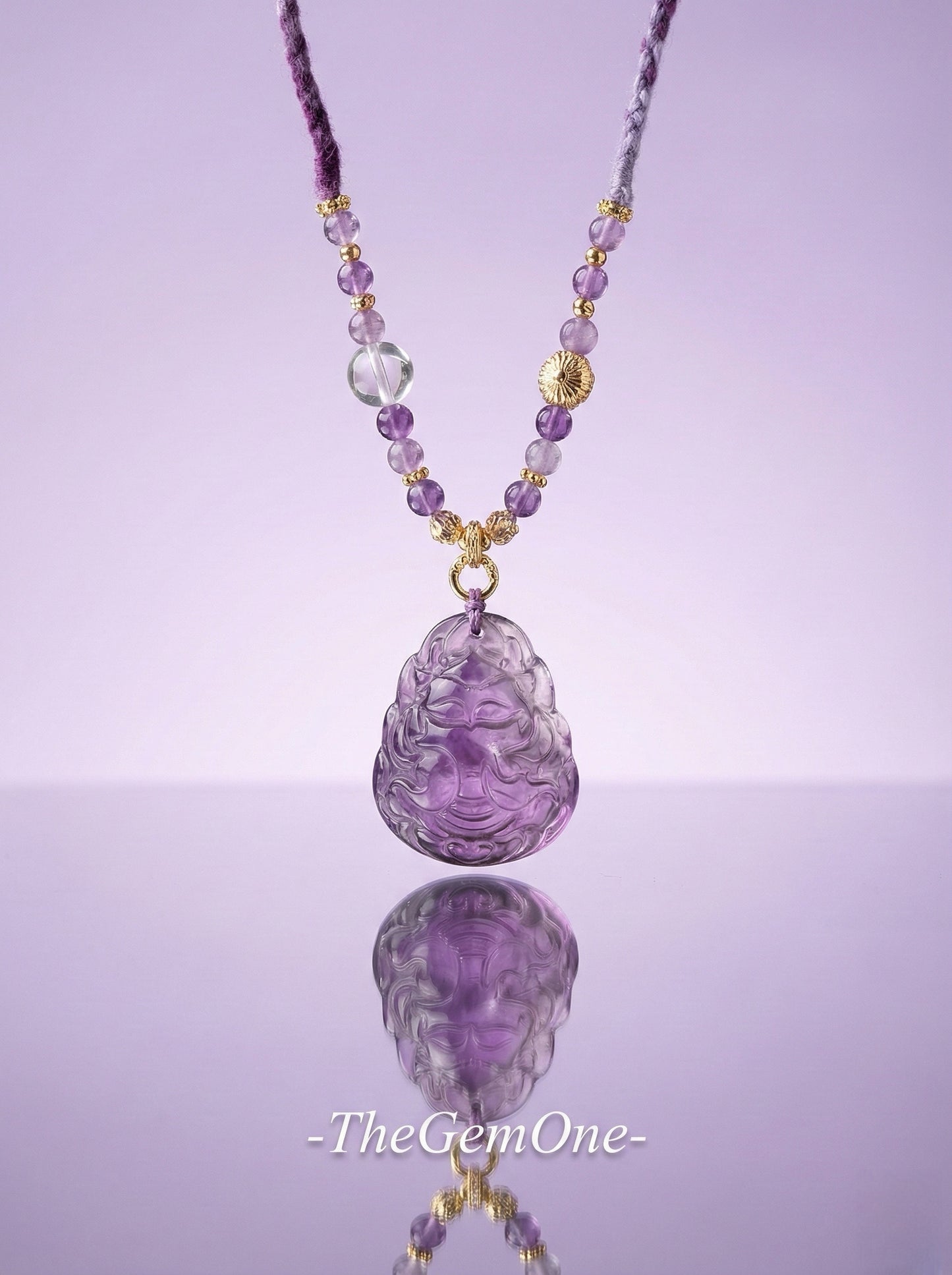 "Fortune Fox" Brazilian Amethyst Necklace