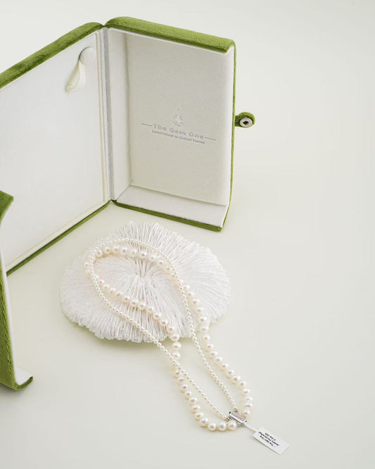 Classic Double-Strand Freshwater Pearl Necklace