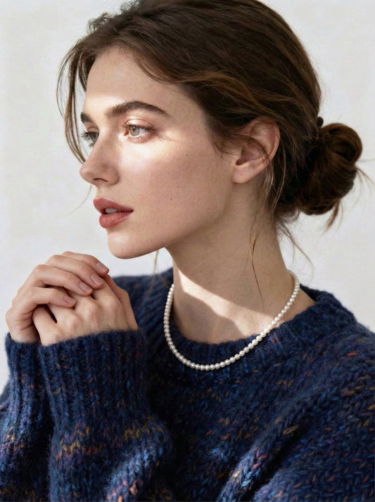 Mini Muse Dainty Baby Pearl Choker