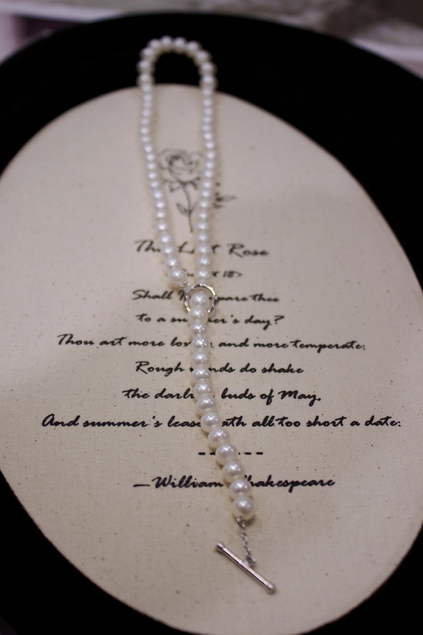 Classic Freshwater Pearl Necklace with Elegant OT Clasp