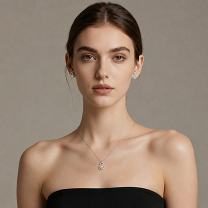 2025ss Wulu 2pc Set(Saltwater Pearl) Ma Akoya Pearl in Sterling silver