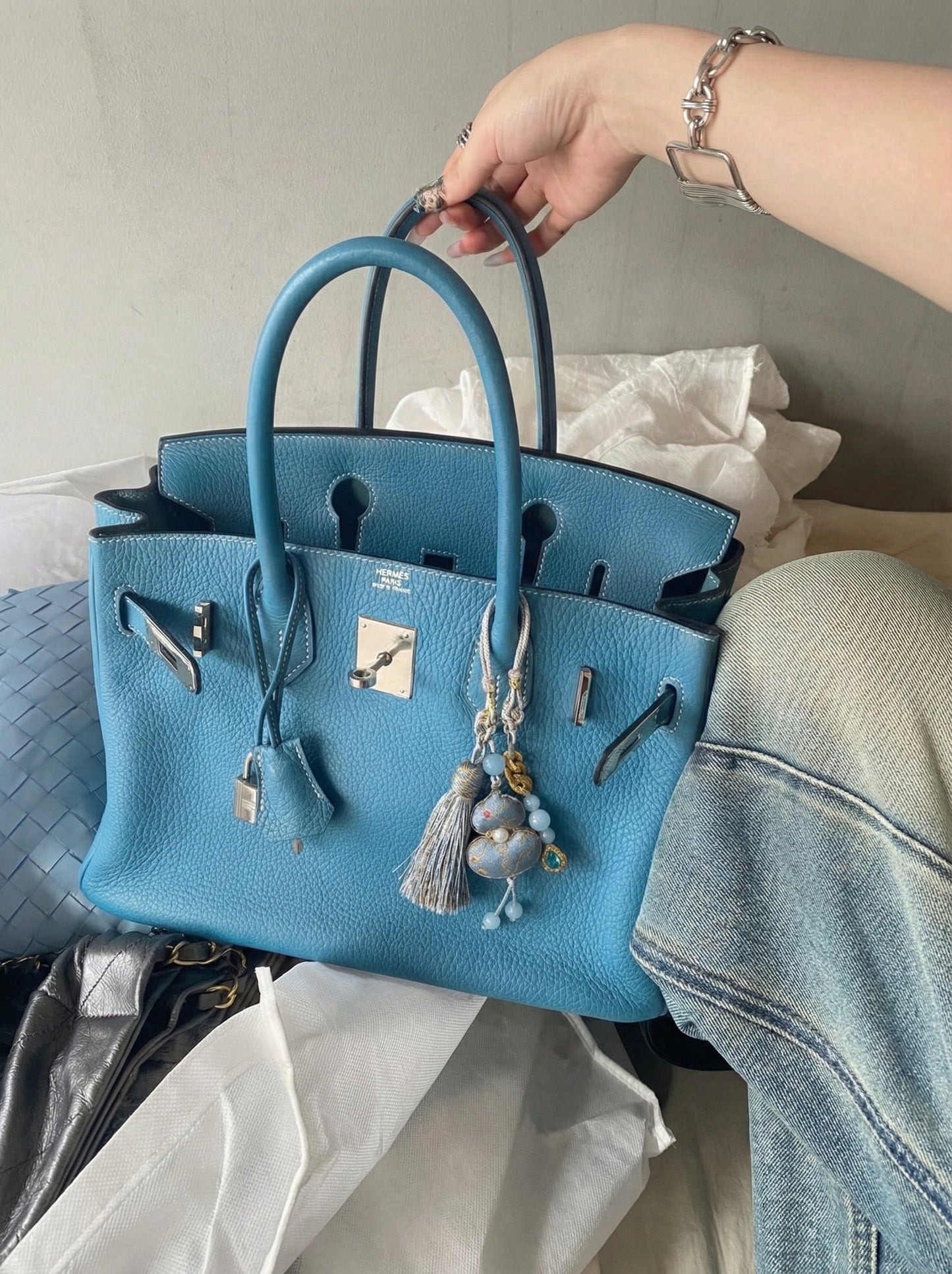 TheGemOne "Tranquil Guardian" Aquamarine Gourd Charm