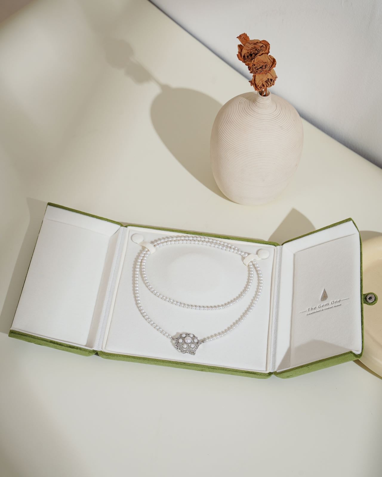 Sweater Necklace Cultured Freshwater in Sterling Silver 4-4.5mm