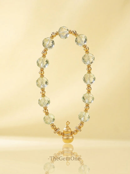 Golden Glow Summer Citrine Statement Bracelet