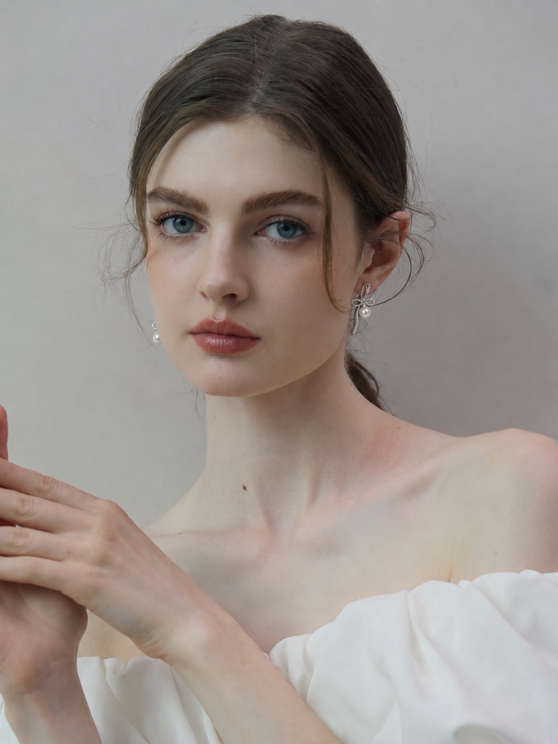 2025SS The First Love Collection: Freshwater Pearl Earring with Sterling Silver