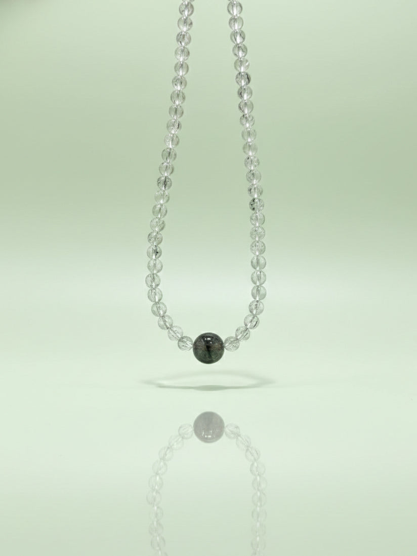 Verdant Success Dual Energy Green Quartz Necklace