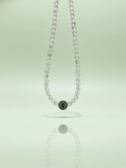 Verdant Success Dual Energy Green Quartz Necklace