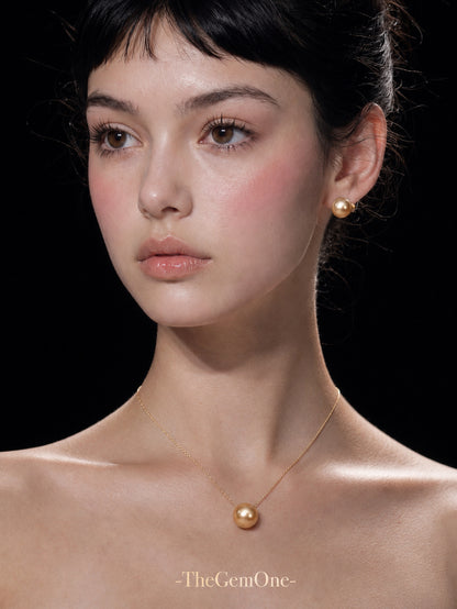 The Fine Collection | Golden Aura South Sea Pearl Set