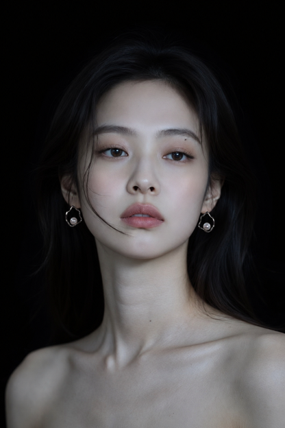 Modern Organic Gold Hoop Earrings with Freshwater Pearl Accent