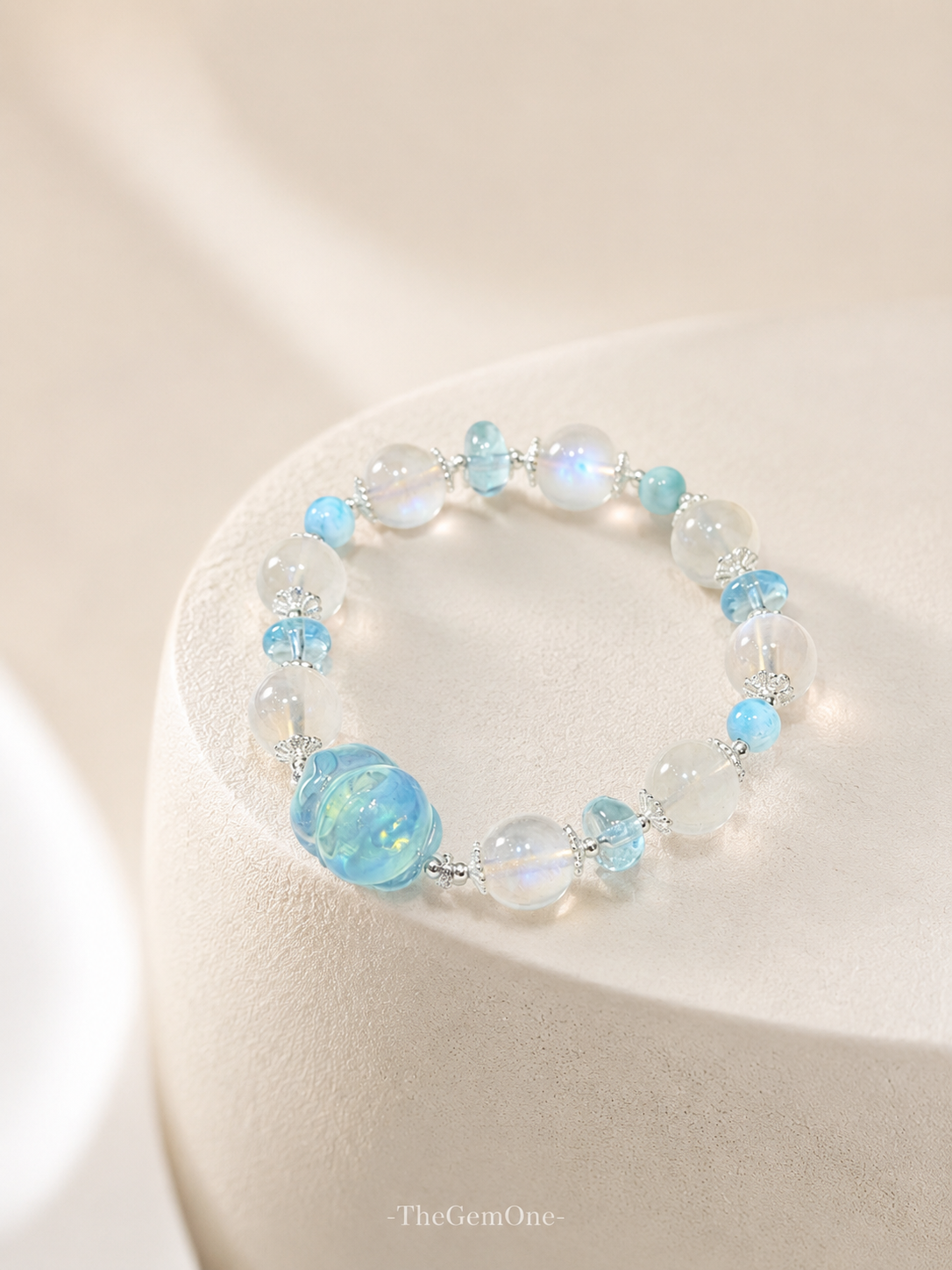 Misty Blue Cat Whispers Bracelet