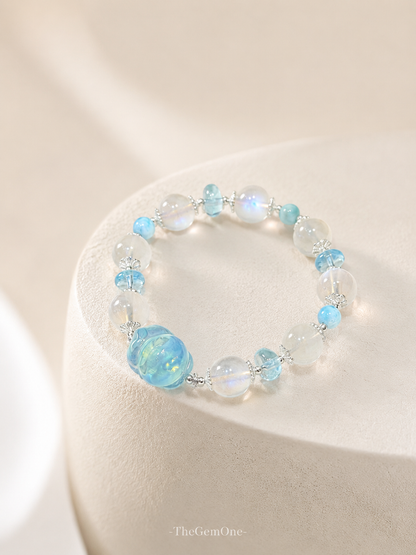 Misty Blue Cat Whispers Bracelet