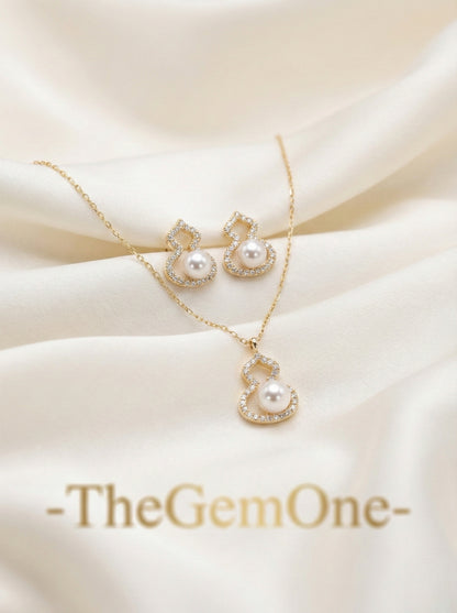 2025FW The Wulu Collection: 2pc set Freshwater Pearl 5-6mm in Sterling Silver