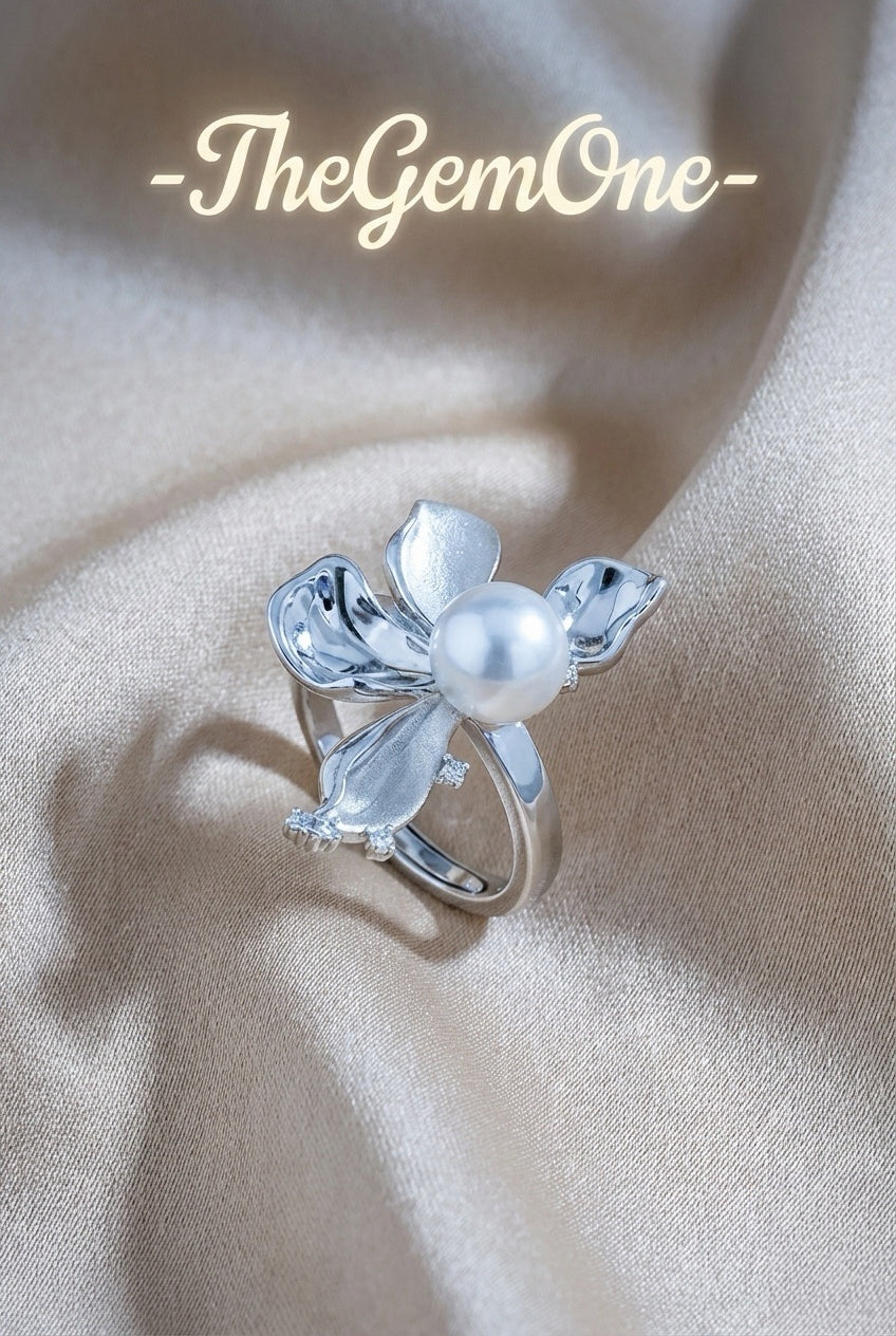 2025FW The Blossom Collection: Fine sterling silver in 7-8mm Freshwater Pearl