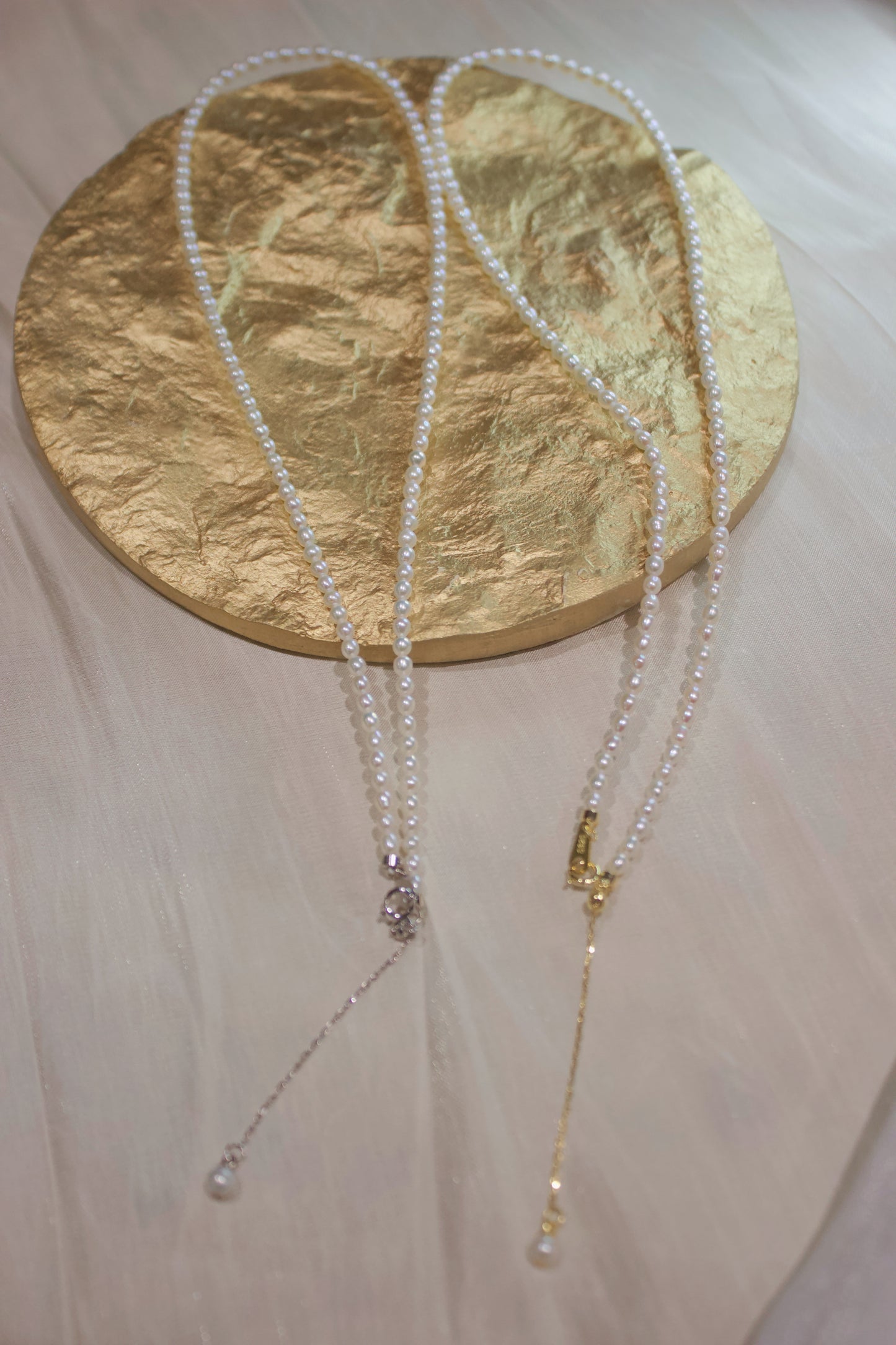 Elegant Y-Drop Freshwater Pearl Necklace