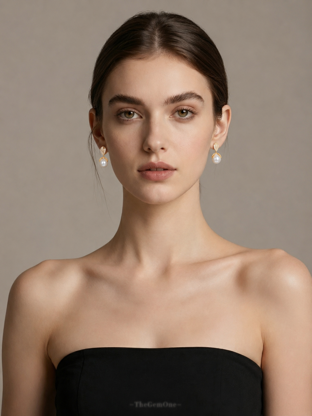 Secret Garden Collection|Tulip Pearl Earrings