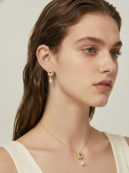 Vintage Set: Cultured Freshwater  6.5-7.5mm