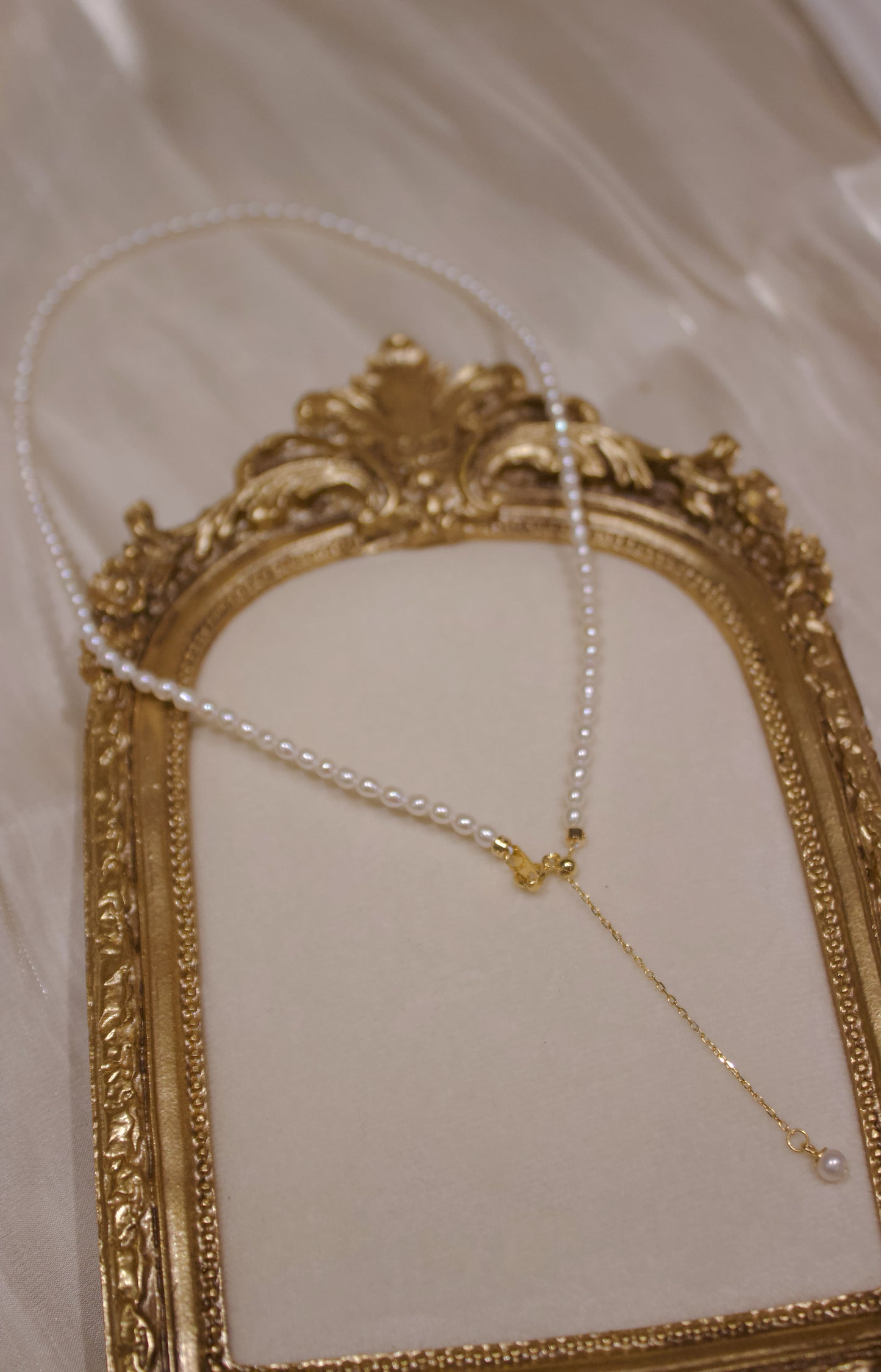 Elegant Y-Drop Freshwater Pearl Necklace