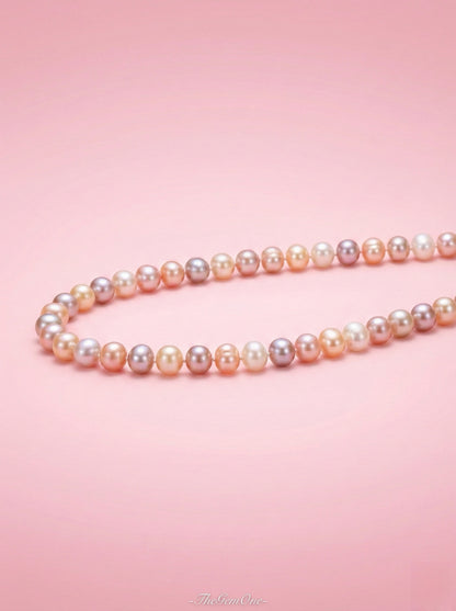 2025FW Candy Pearl Necklace Cultured Freshwater Pearl 8.5-9mm