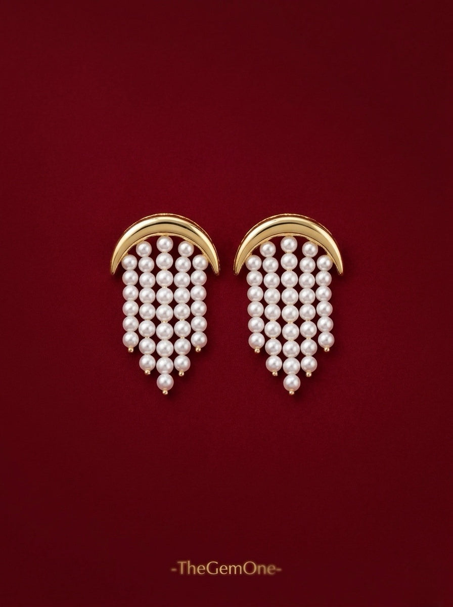 TheGemOne Vintage Baby Pearl Earrings