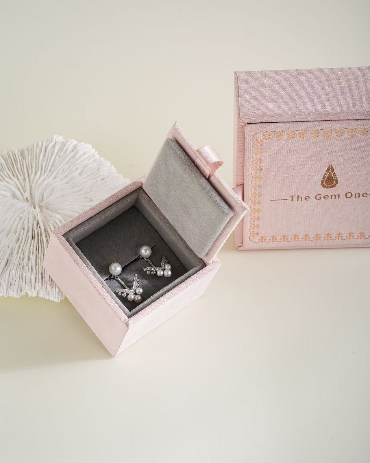 Cultured Freshwater Pearl Earring 3-6.5mm in Sterling Silver (Multiple Uses)